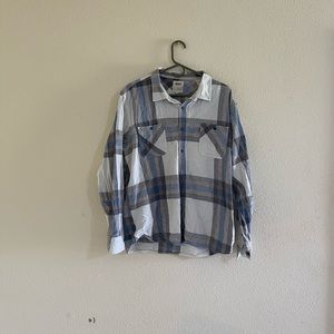 Levi's Red TabMens Button Up Shirt Size 2XL Gray Flannel design Long Sleeve